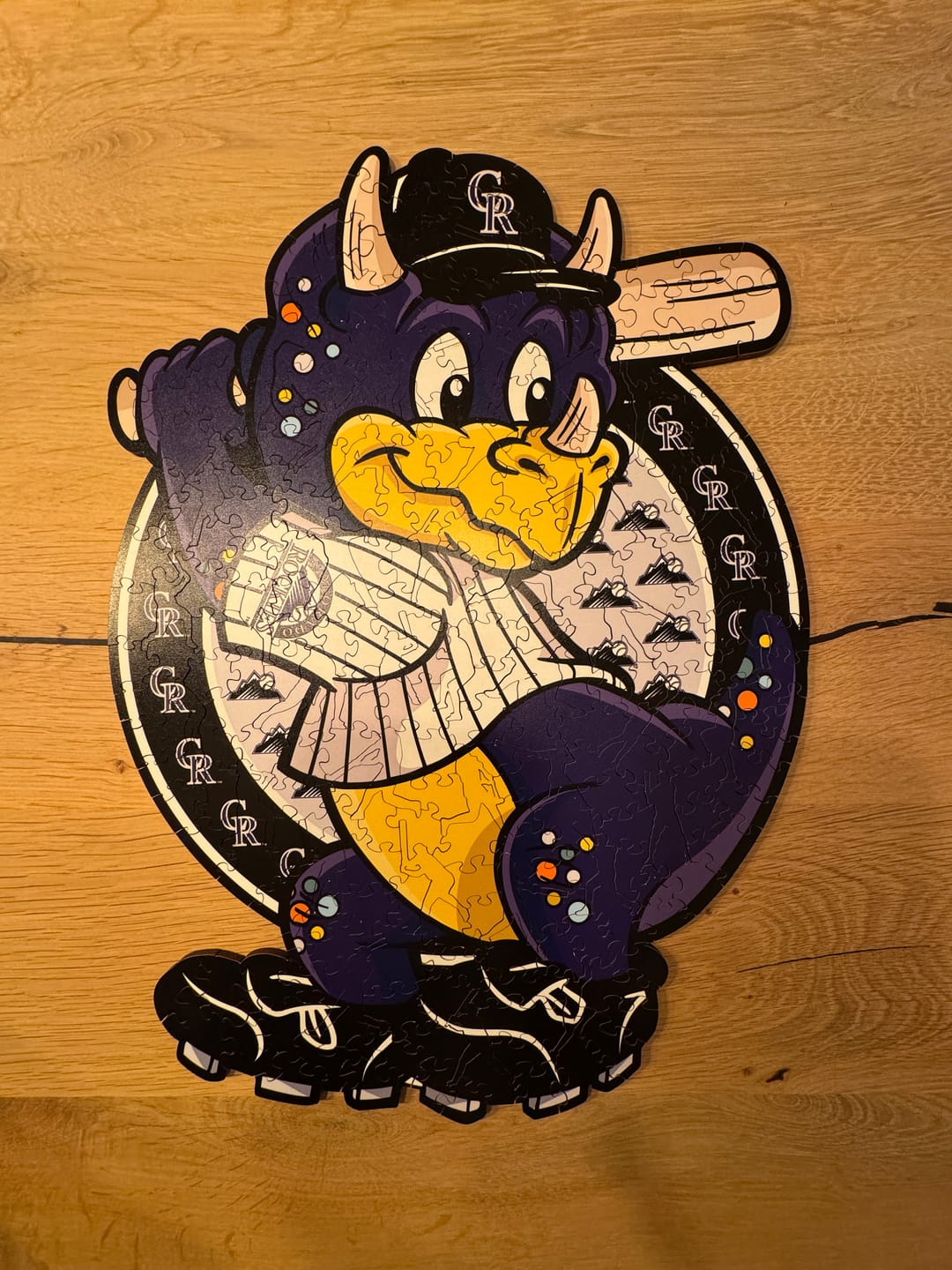 Customer photo review of Colorado Rockies™ Mascot - Wooden Puzzle