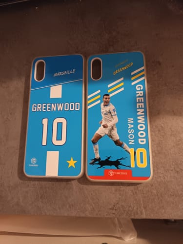 Customer photo review of Coque foot MARSEILLE OM Extérieur personnalisable - TEAMCOQUES
