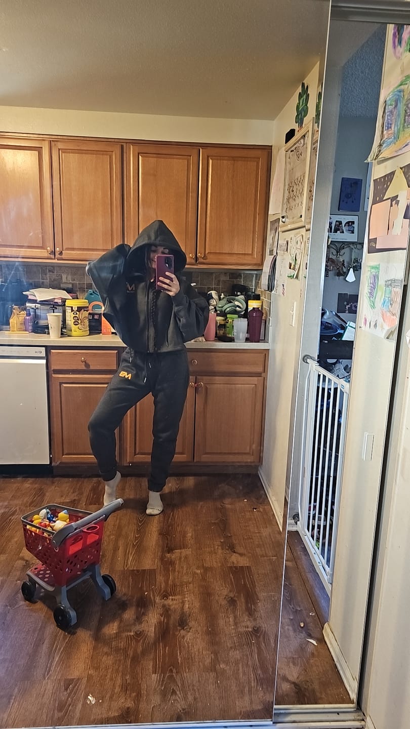 Customer photo review of Boyfriend Joggers