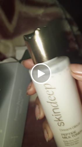Customer video review of » DREAM GLAZE - Peptide Milk Toner (100% off)