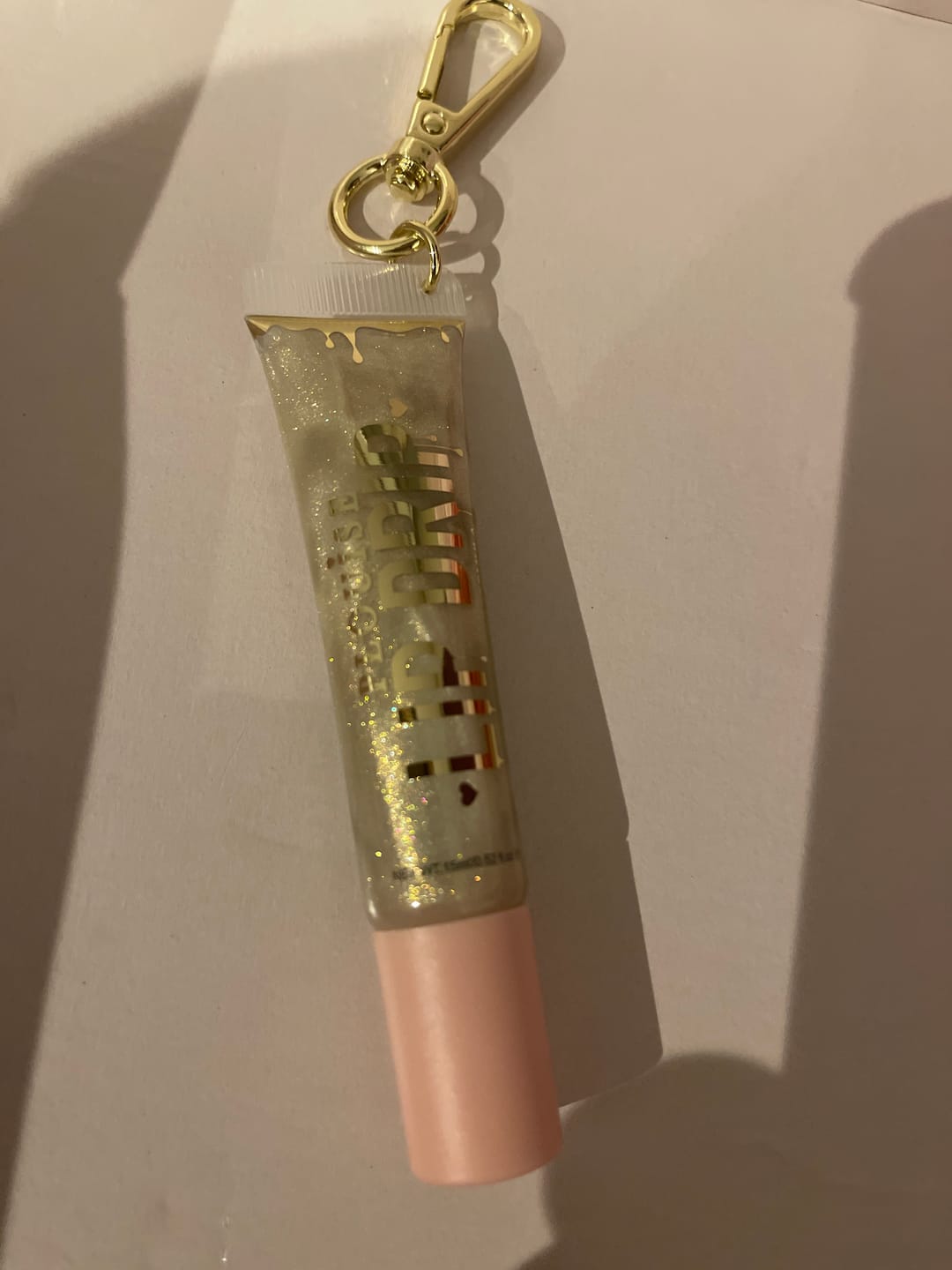 Customer photo review of P. Louise Lip Drip Keychain Lip Gloss