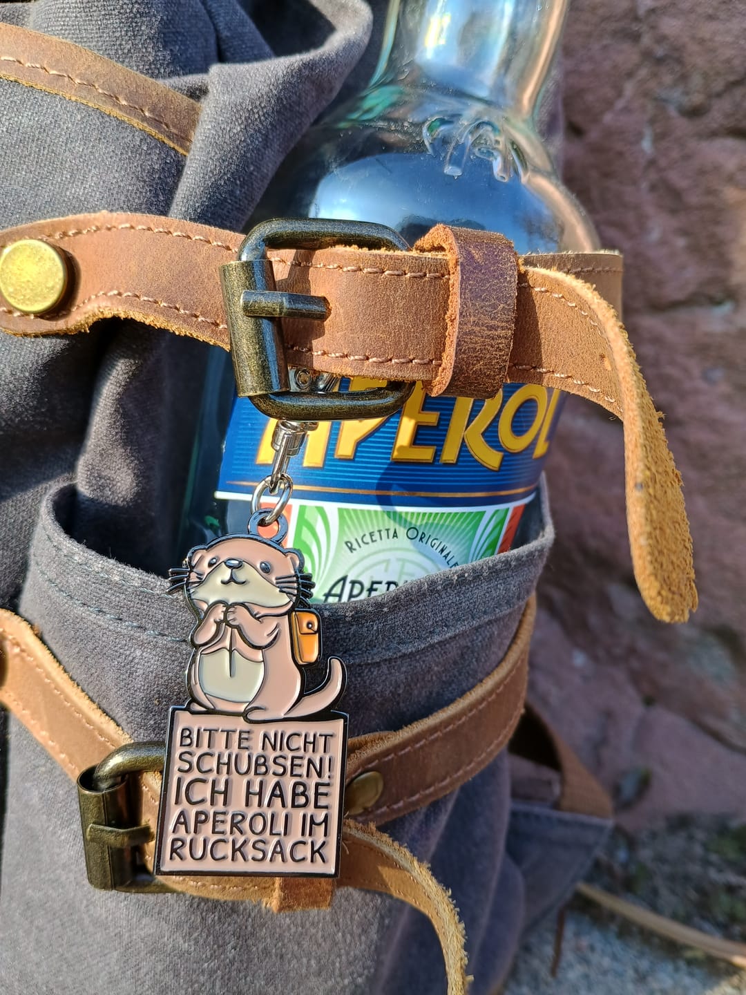 Customer photo review of Emaille Anhänger - Aperoli Otter