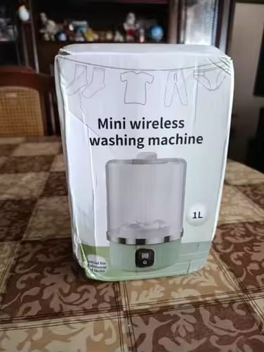 Customer photo review of LYONZA Mini Washing Machine