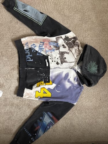 Customer photo review of Vale Forever Noise Zip Up Hoodie Black