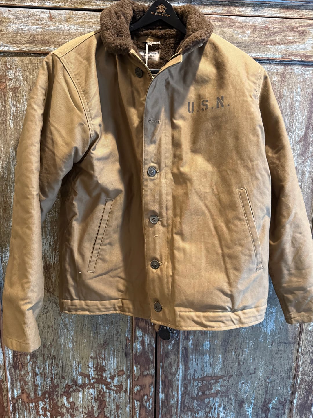 Customer photo review of 1940s US Navy N-1 Deck Jacket - Cost-effective Version