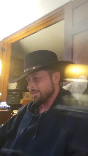 Customer photo review of Stetson Drifter 4X Black Western Cowboy Hat SBDFTR-163407