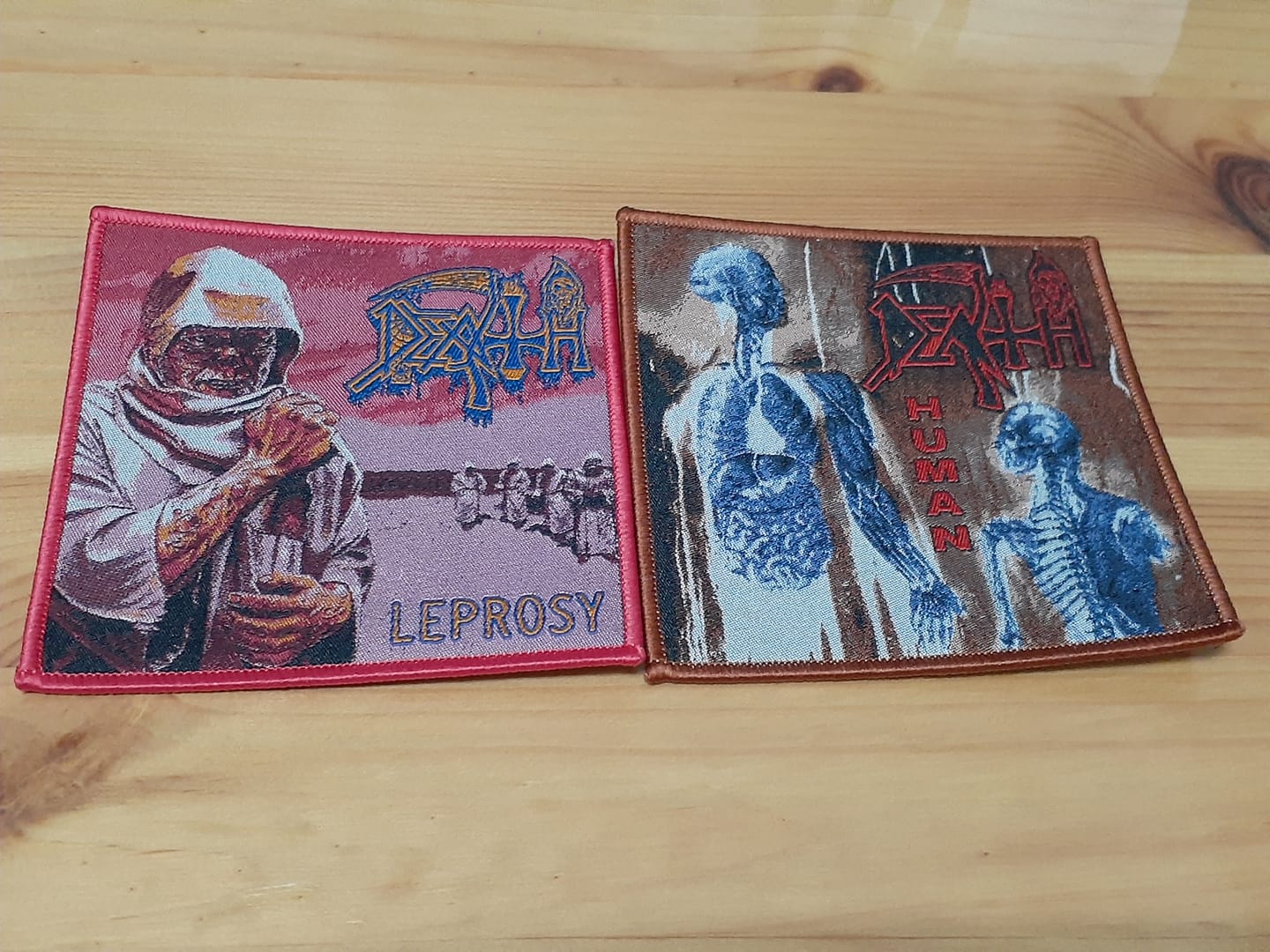 Customer photo review of Death - Leprosy -  Square Patch