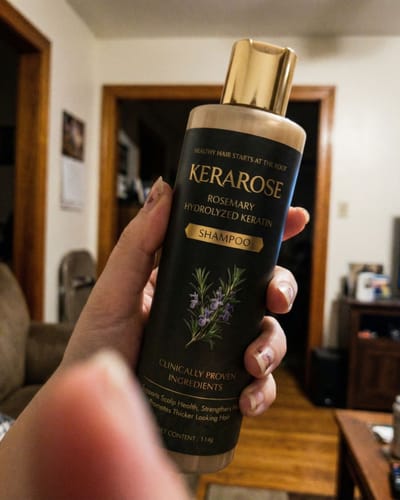 Customer photo review of Kerarose Rosemary Shampoo