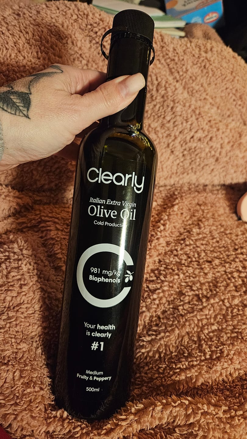 Customer photo review of Extra Virgin Olive Oil