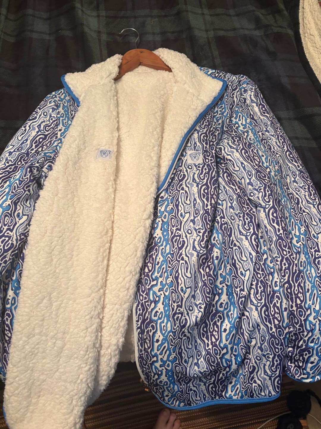 Customer photo review of Reversible Sherpa 1/4 Zip - Sale