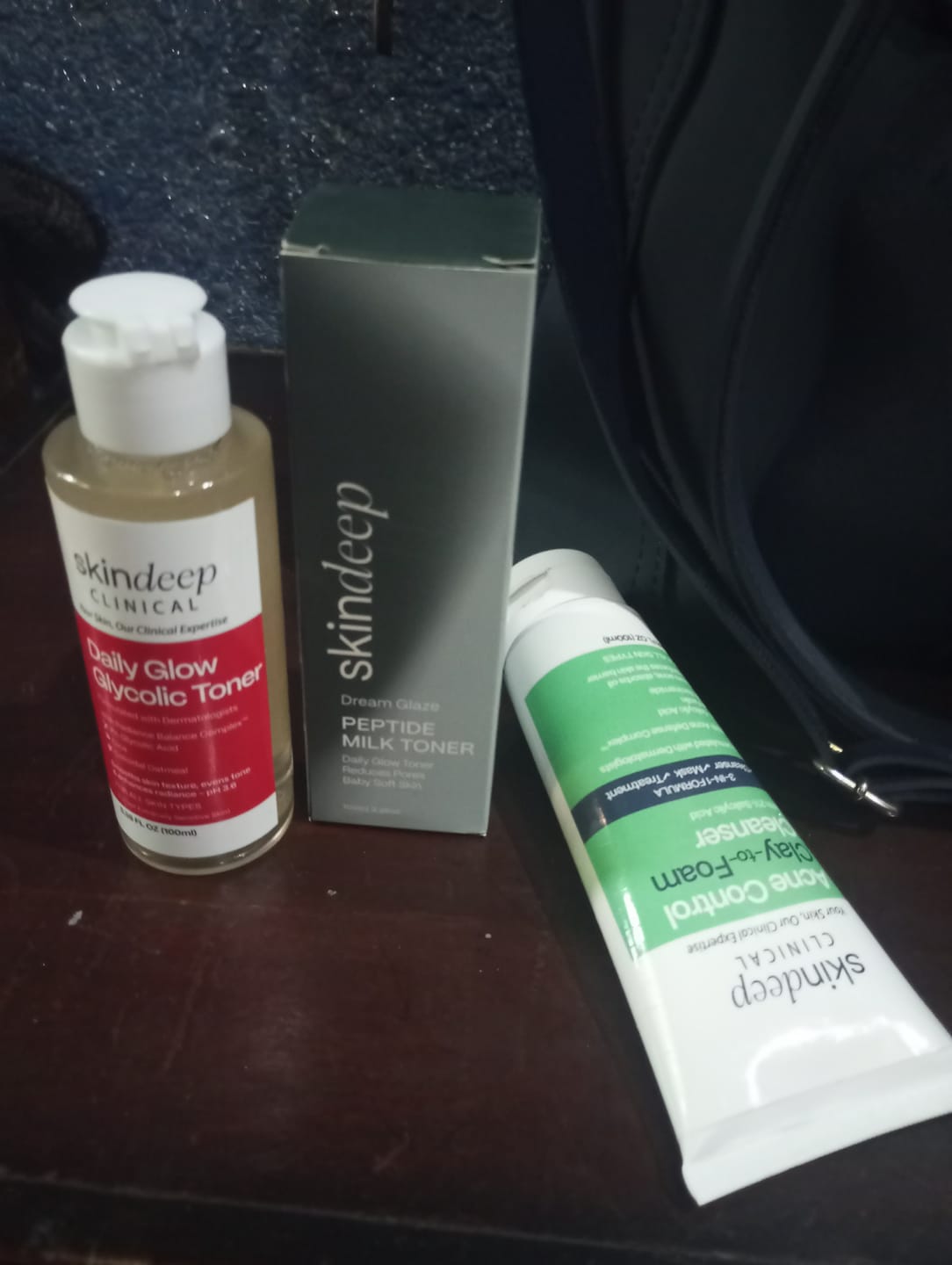 Customer photo review of Acne Control Clay-to-Foam Cleanser