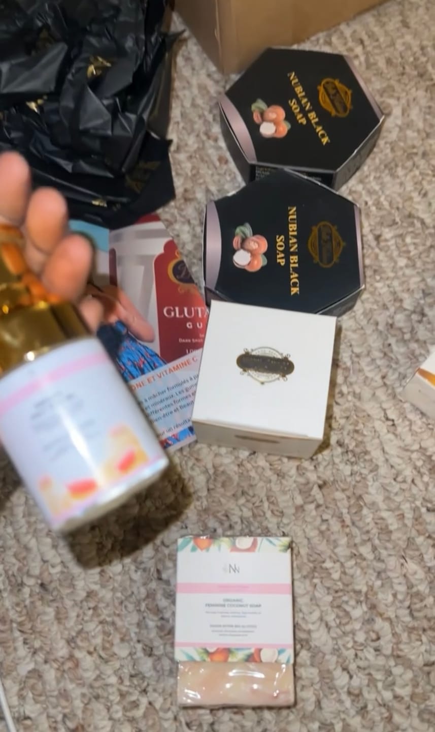 Customer photo review of NEW NUBIAN BLACK SOAP with argan oil