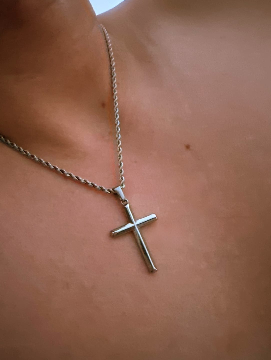 Customer photo review of Crucifix Pendant