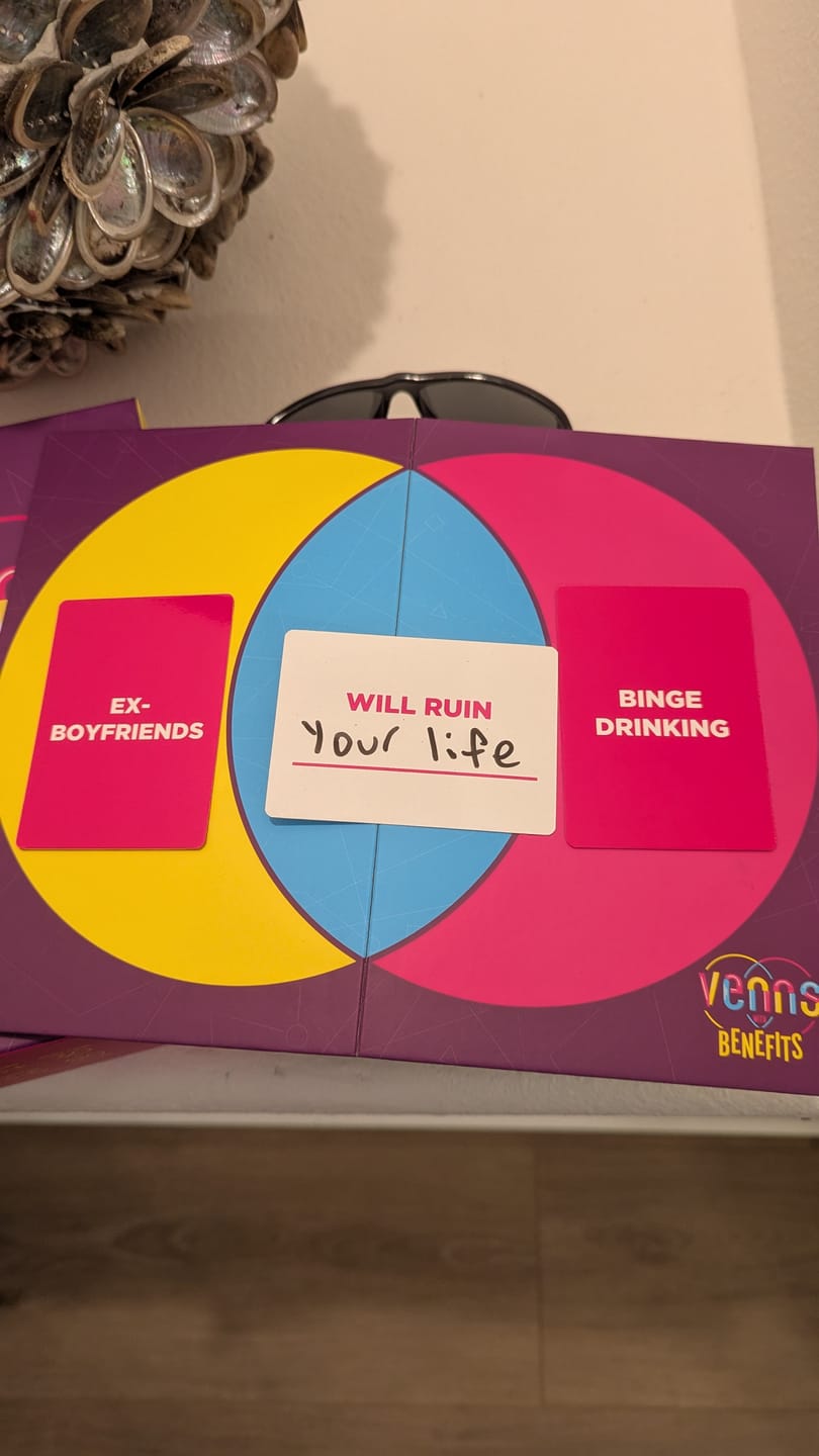 Customer photo review of Venns with Benefits + Puns of Anarchy Bundle