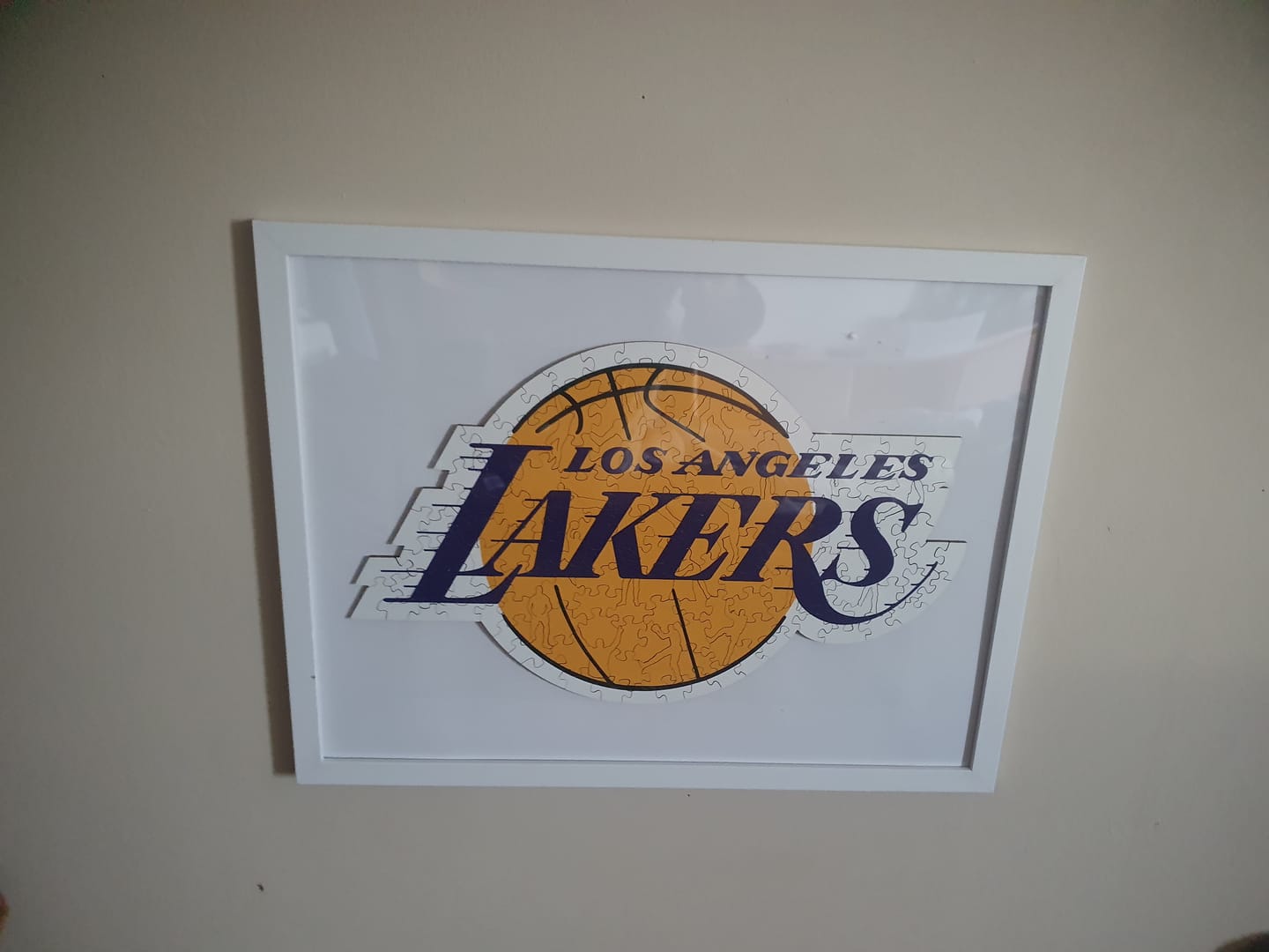 Customer photo review of Los Angeles Lakers™ - Puzzle en Bois