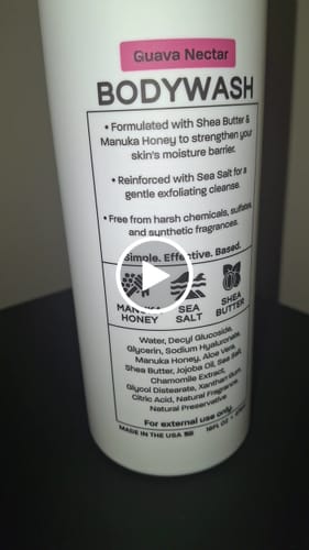 Customer video review of Body Wash