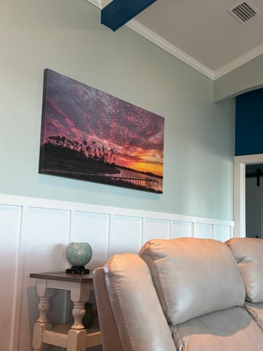 Customer photo review of Create Your Own Canvas Set - Landscape