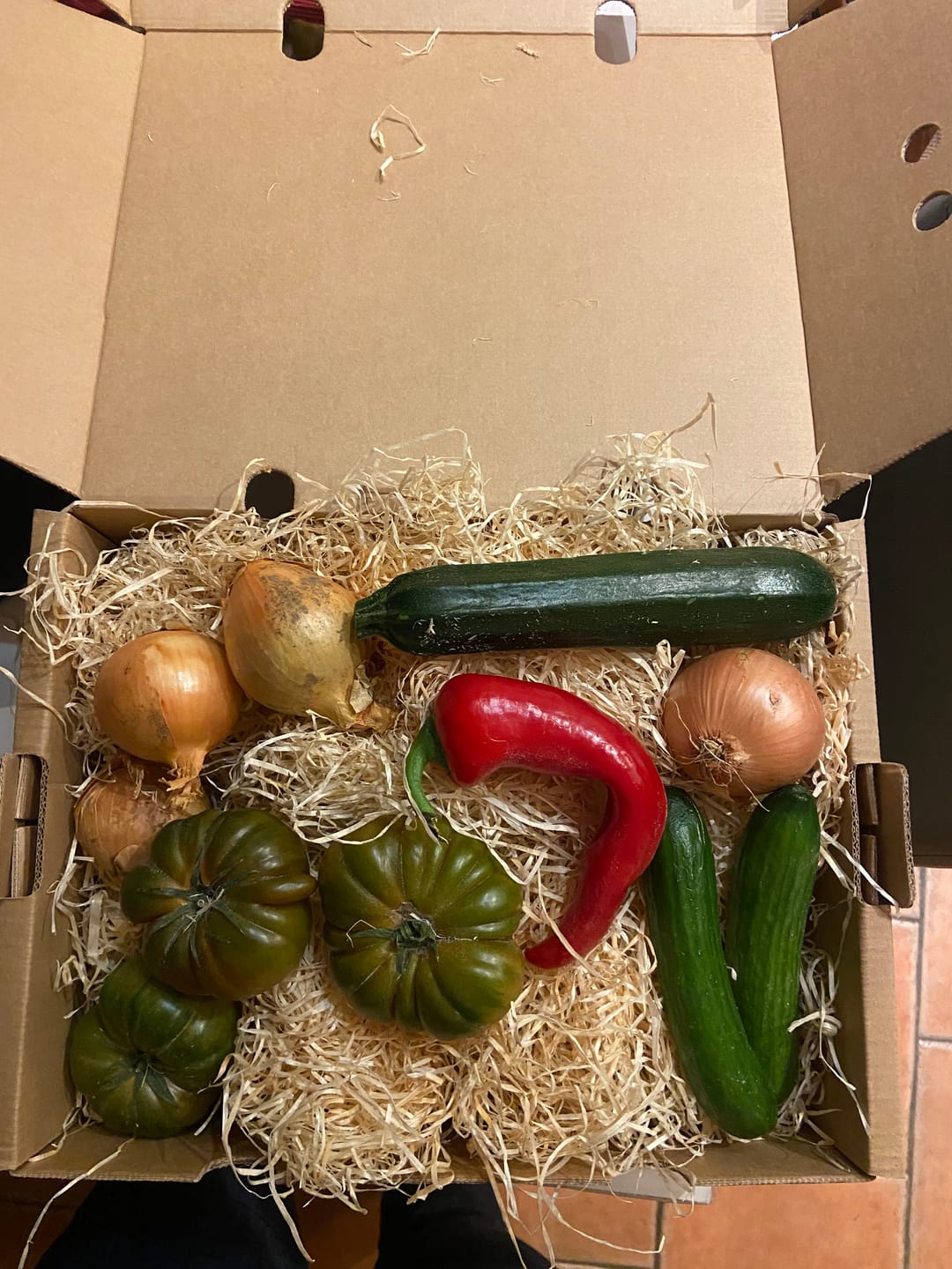 Customer photo review of Gemüsebox „Mediterrane Liebe“ Bio