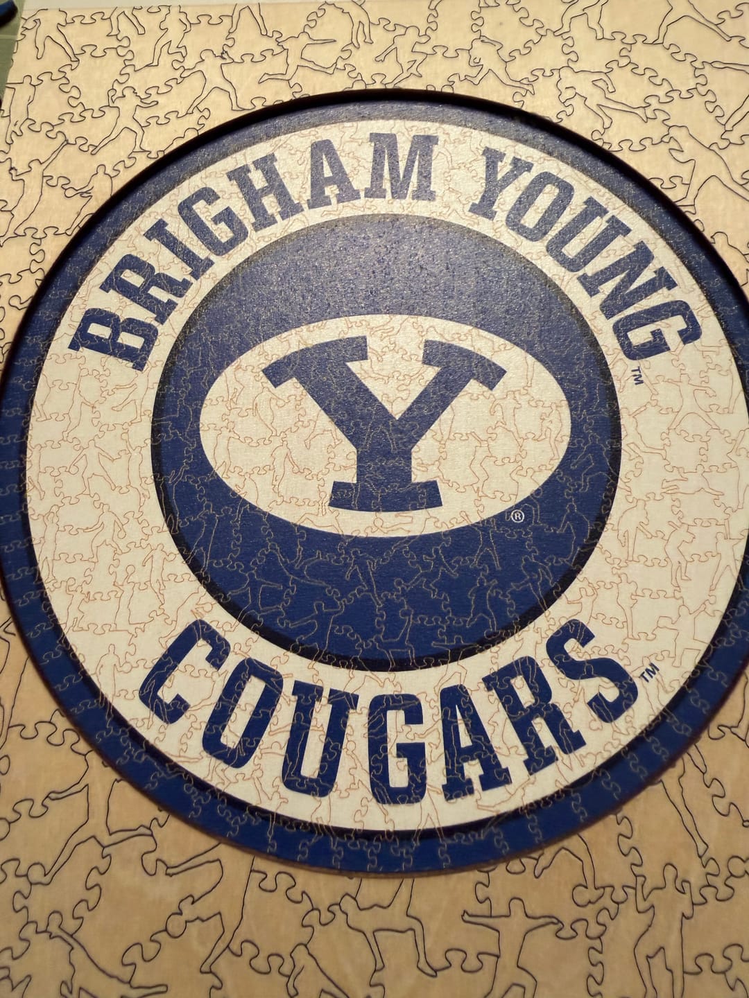 Customer photo review of Brigham Young University - Wooden Puzzle