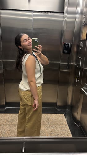 Avaliação com foto de um cliente sobre Odara | Verde Musgo