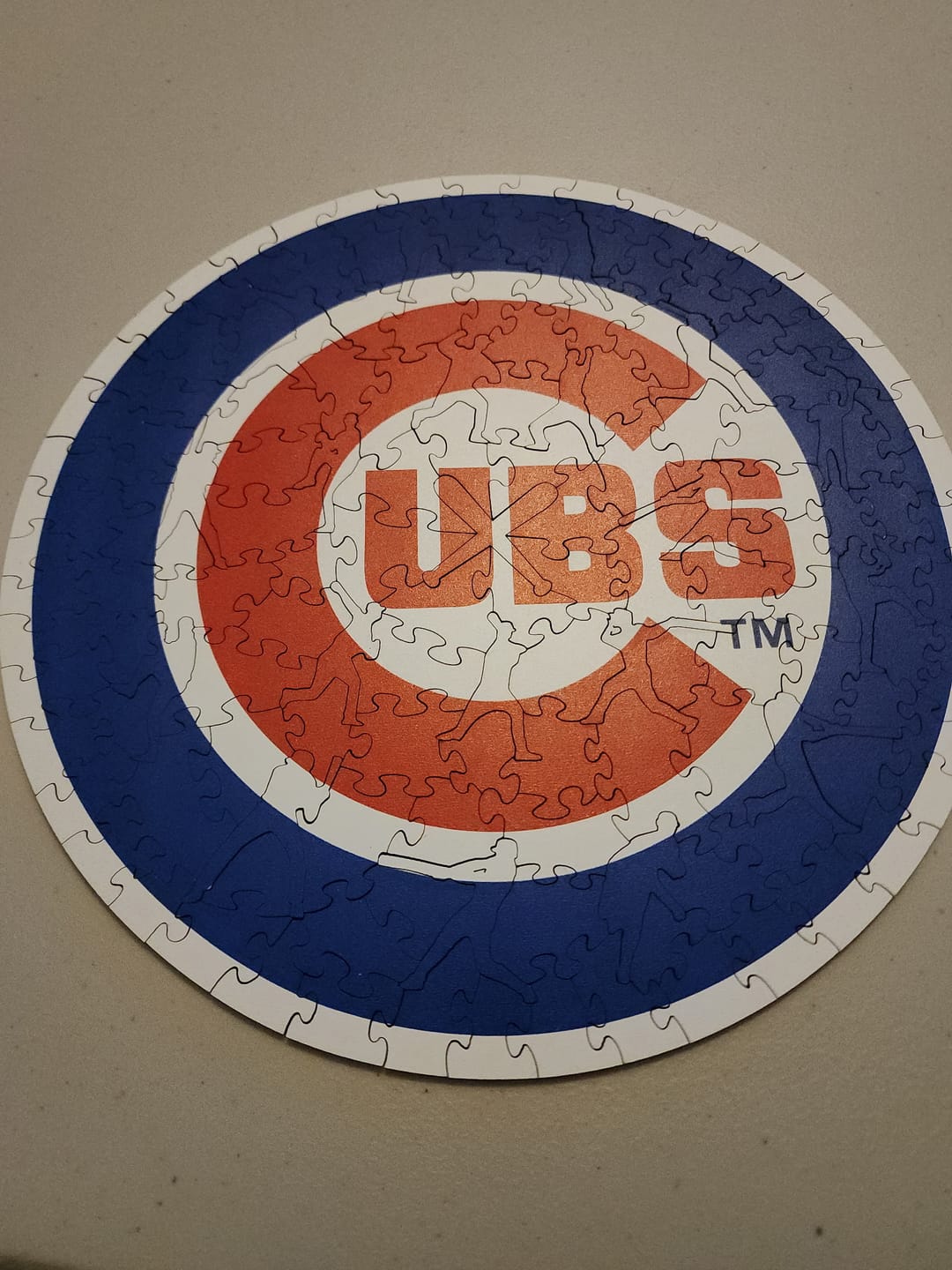 Customer photo review of Chicago Cubs™ - Wooden Puzzle