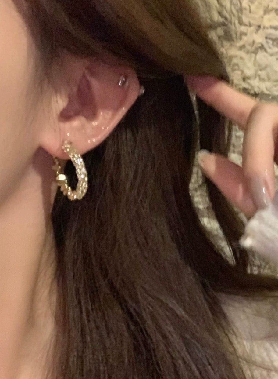 Customer photo review of Kathryn Earrings