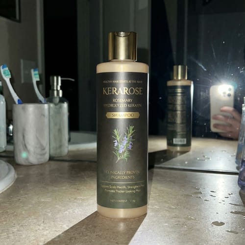 Customer photo review of Kerarose Rosemary Shampoo