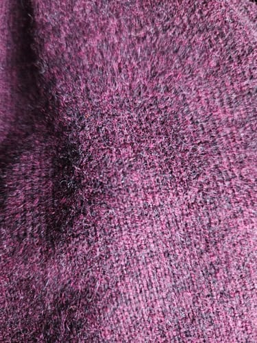 Customer photo review of Mulberry Purple Cashmere Polo Neck Jumper Small