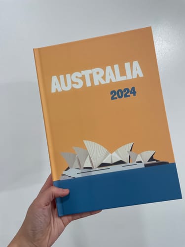 Customer photo review of Custom Travel Book