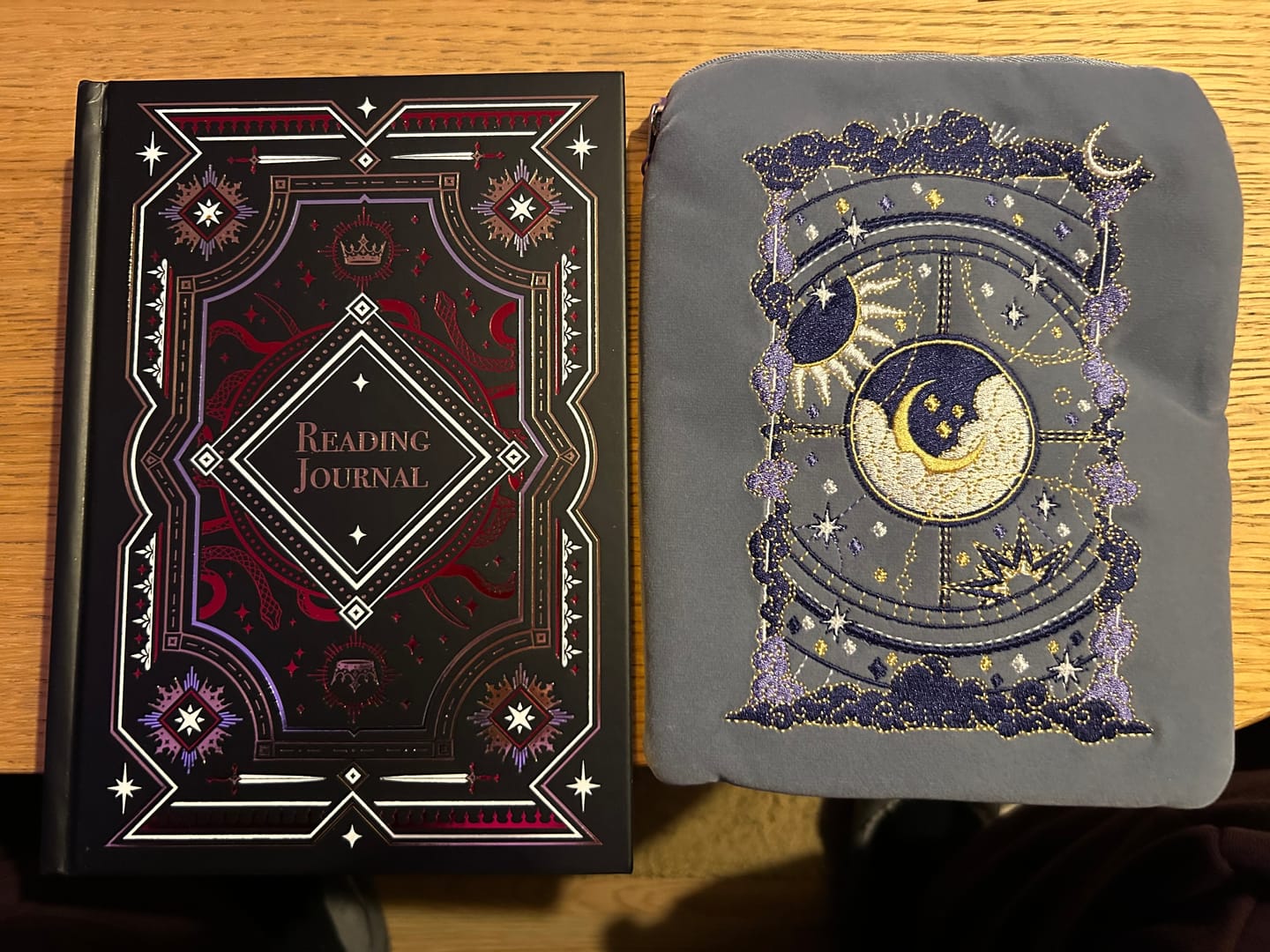 Customer photo review of Reading Journal - Serpents & Swords