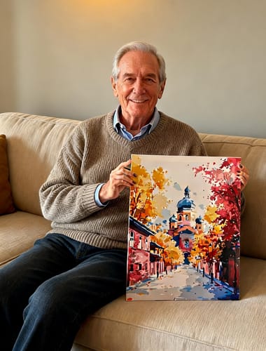 Customer photo review of Colorful street view