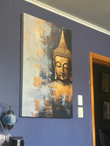 Customer photo review of MODERN BUDDHA CANVAS
