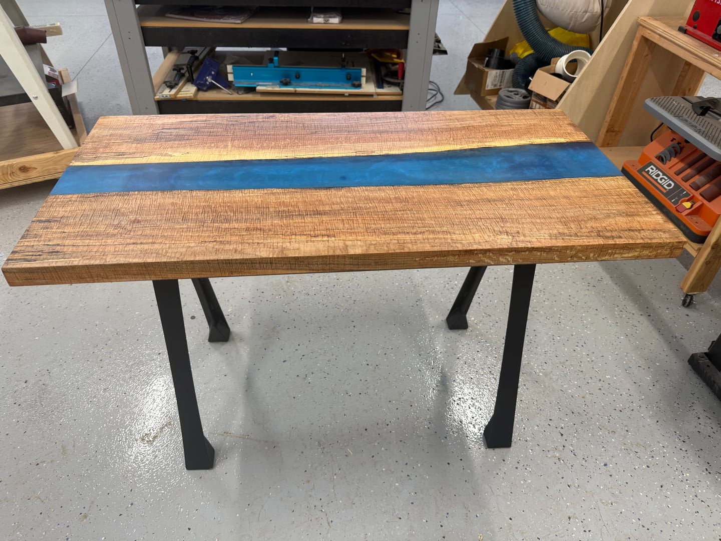 Customer photo review of 48x24x2" Silicone Mold For Epoxy Resin - Small Table Form