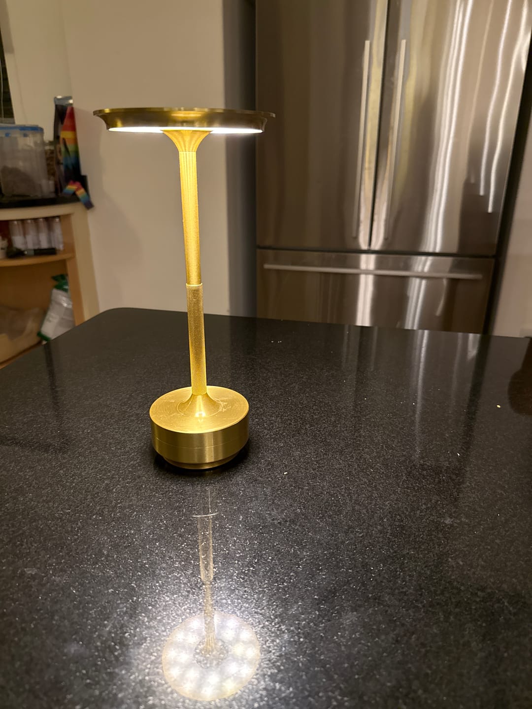 Customer photo review of Ambient™ Metallic Cordless Table Lamp