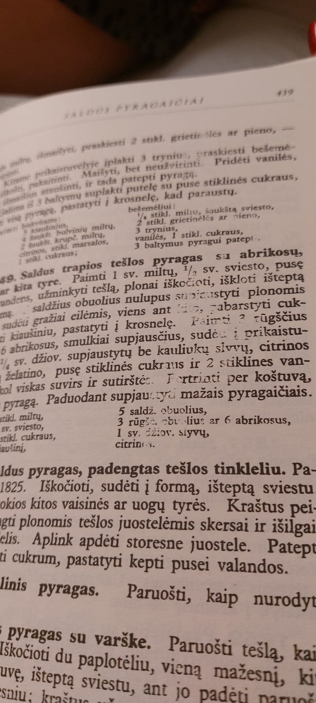 Customer photo review of Didžioji virėja: svarbiausias XIX–XX a. Baltijos šalių kulinarinis paveldas – geriausi (net 3242!) Smetonos laikų receptai