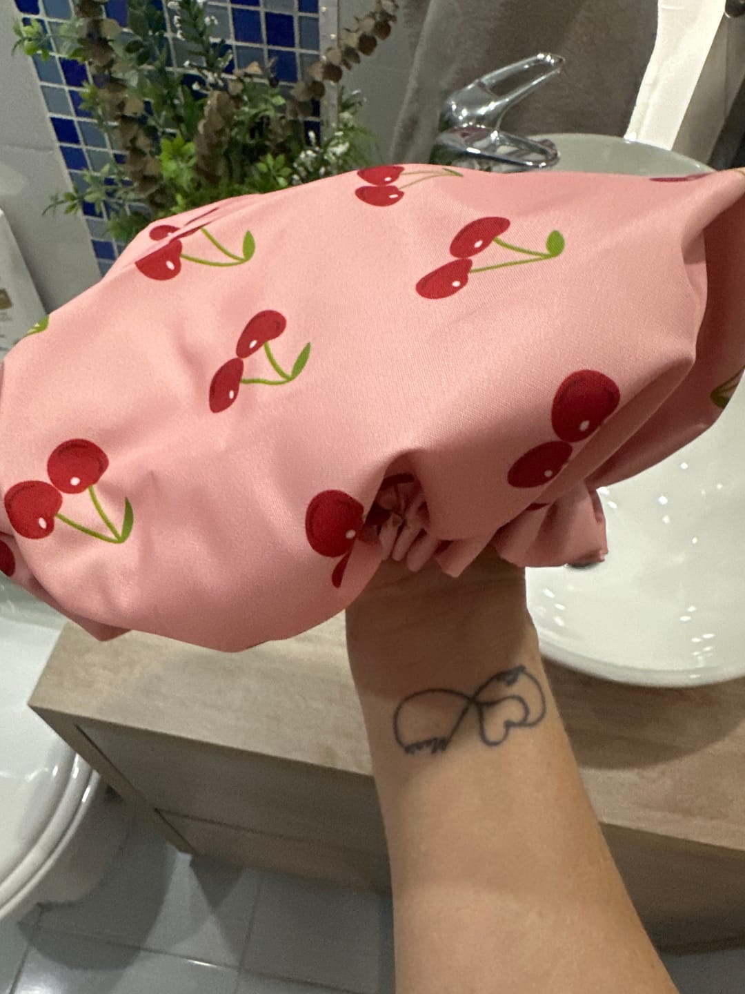 Customer photo review of Scrunchies petit - Satin