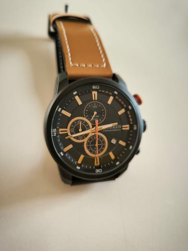 Customer photo review of Curren Istanbul® orologio uomo pelle