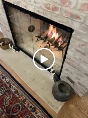 Customer video review of Stiletto Masonry & Prefab Fireplace Glass Doors | Custom Made