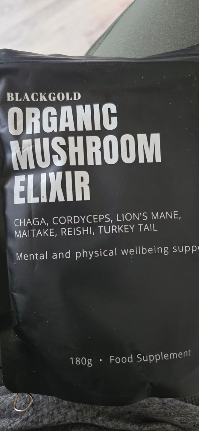 Customer photo review of Organic Mushroom Elixir Extract (90 Serving)
