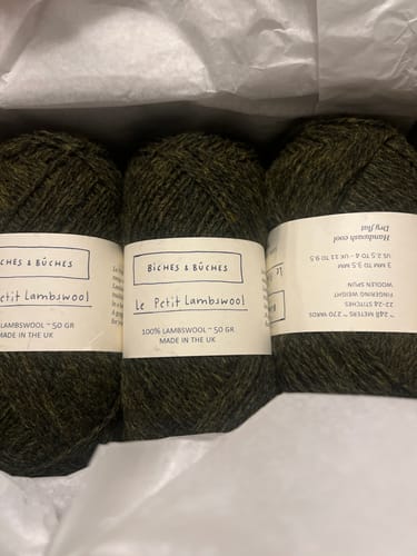 Customer photo review of Le Petit Lambswool