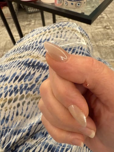 Customer photo review of Diamond Veil - Short Oval - 30 Adet Takma Tırnak