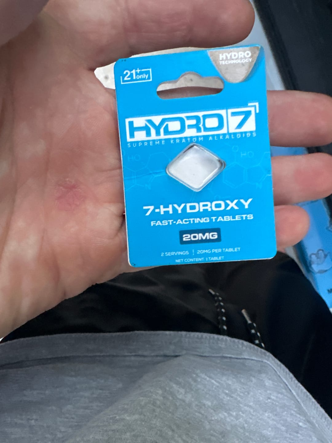 Customer photo review of 7-OH Tablet - 50MG - (1 Count)