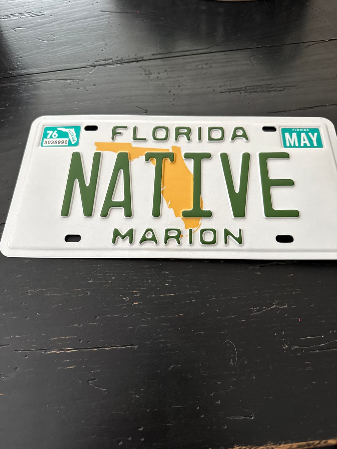 Customer photo review of 1979-1986 FLORIDA LICENSE PLATE - COUNTY NAME 12x6
