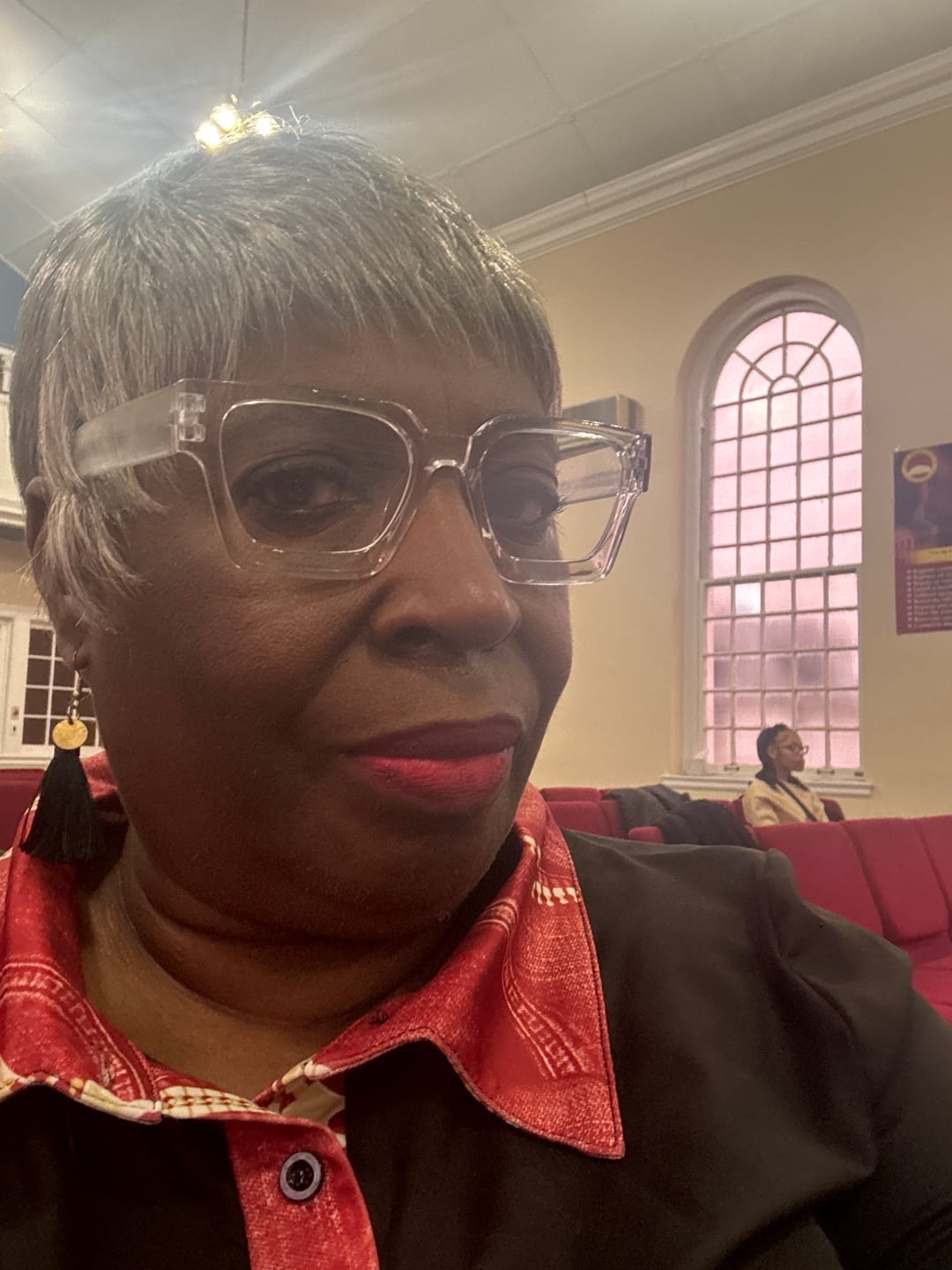 Customer photo review of Foxy Silver Wig MARY