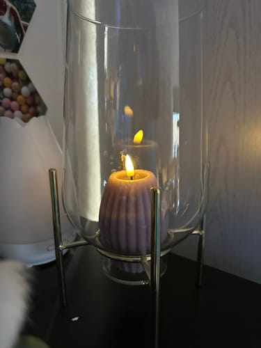 Customer photo review of LED Rillelys D 7,5 x H 10 cm Lyslilla