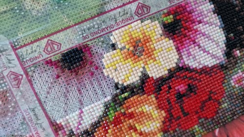 Customer photo review of 5D Diamond Painting - Blütenzauber des Frühlings