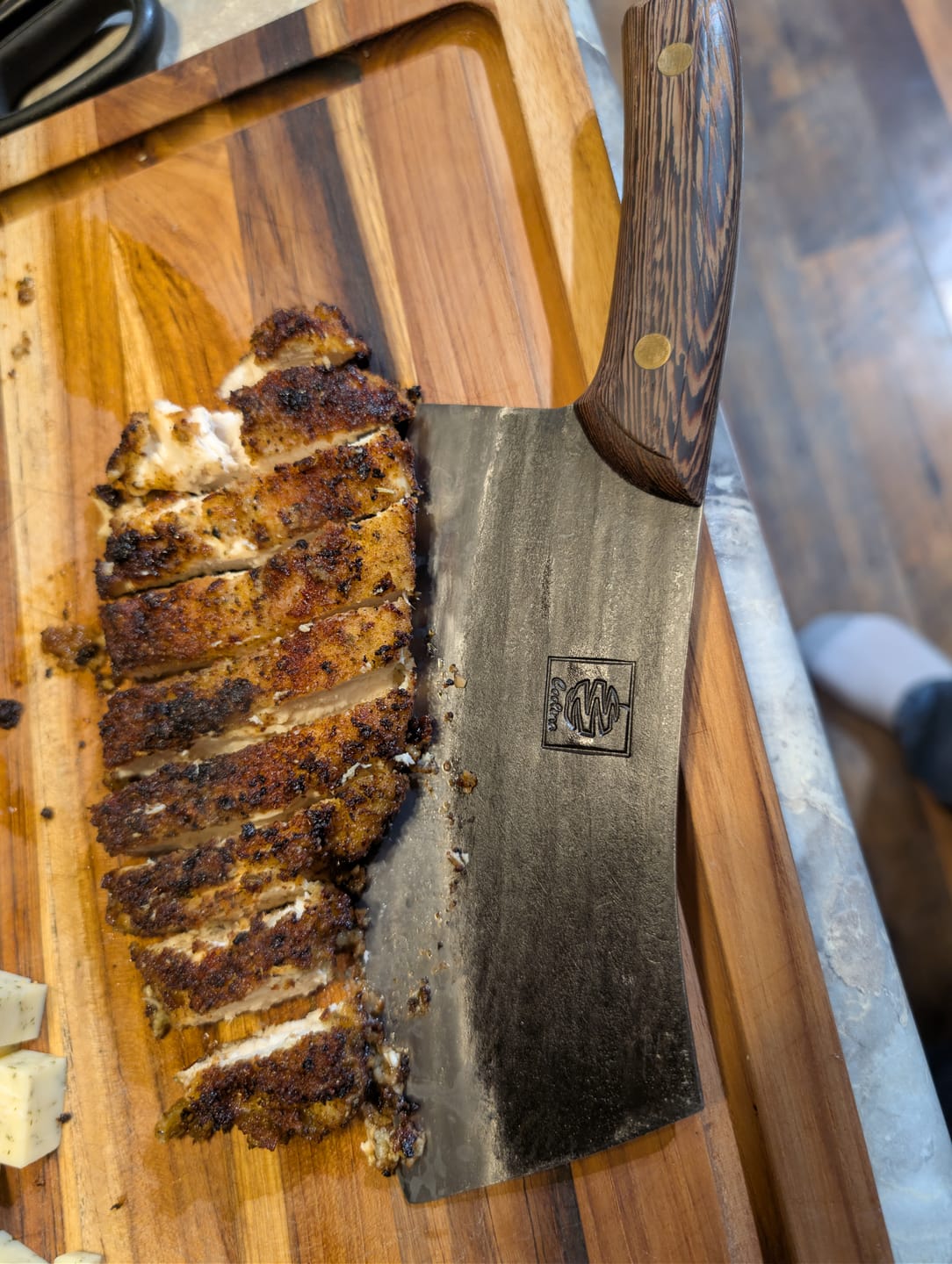 Customer photo review of Daozi 8" Butcher Knife