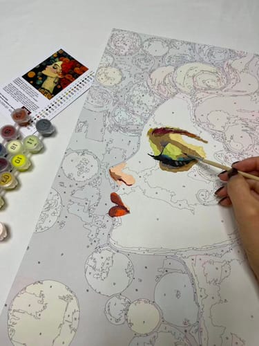 Customer photo review of Klimt-Inspired Woman Portrait XXXVI