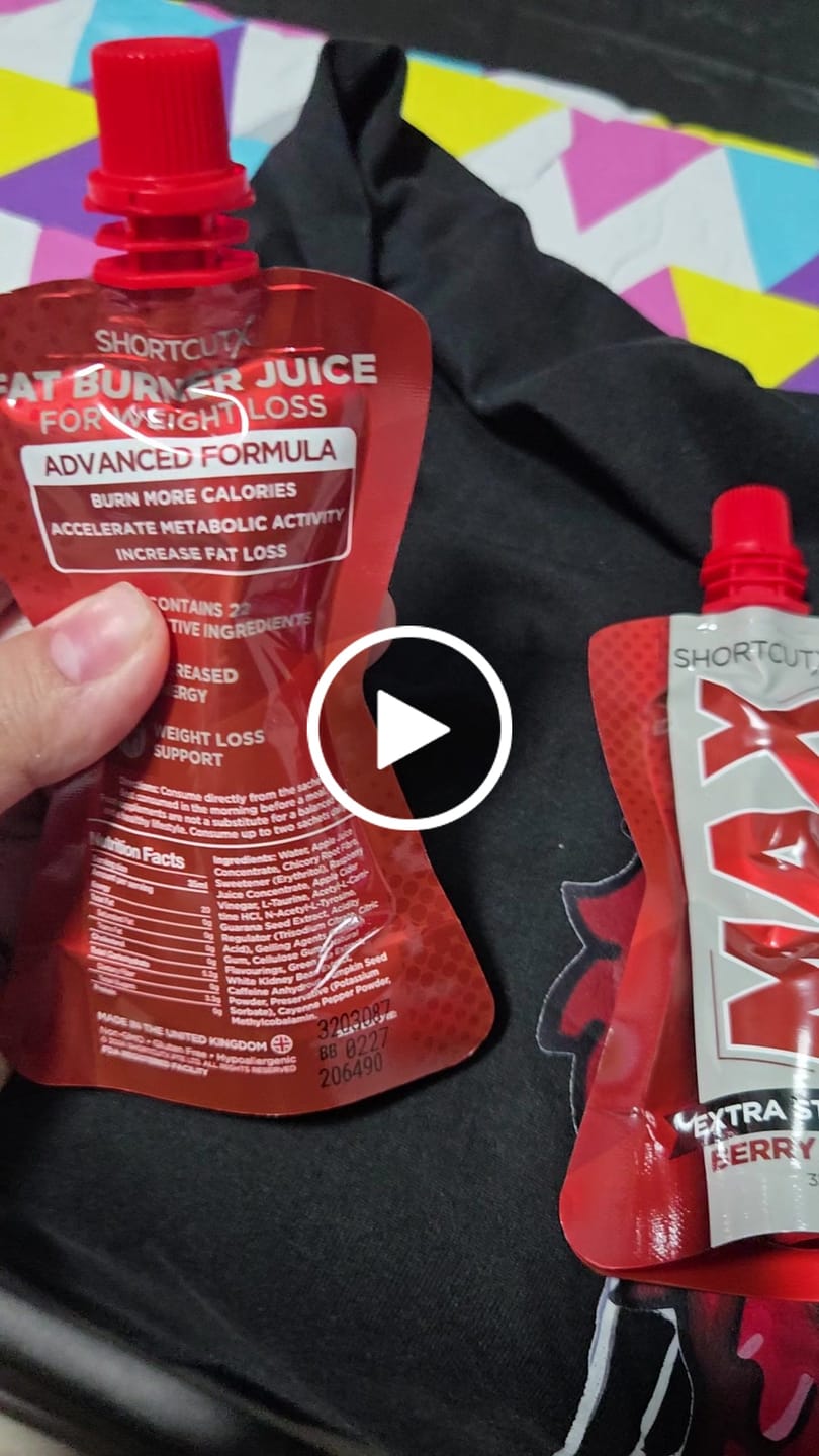 Customer video review of Shortcutx Max Fat Burner Berry Punch