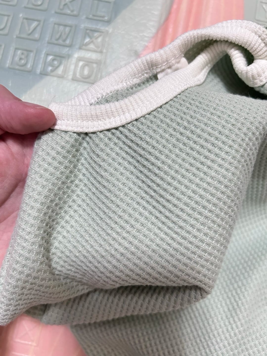 Customer photo review of Benny Waffle Jogger Set